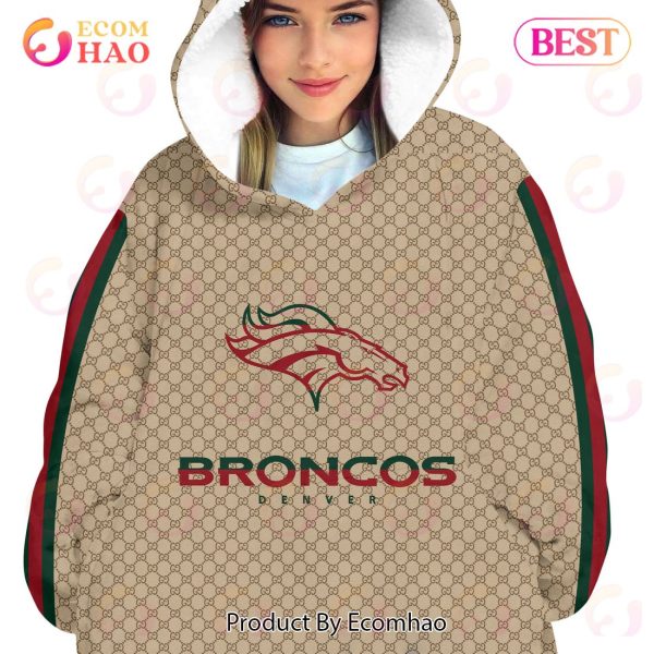 NFL Broncos Specialized Design In GC Style 3D Gucci Hoodie