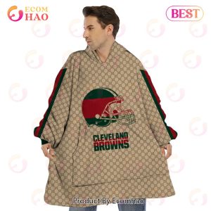 NFL Browns Specialized Design In GC Style 3D Gucci Hoodie