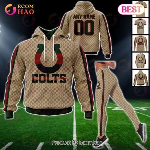 NFL Colts Specialized Design In GC Style 3D Gucci Hoodie