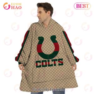 NFL Colts Specialized Design In GC Style 3D Gucci Hoodie