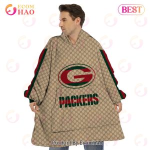 NFL Packers Specialized Design In GC Style 3D Gucci Hoodie