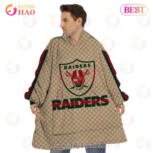 NFL Raiders Specialized Design In GC Style 3D Gucci Hoodie