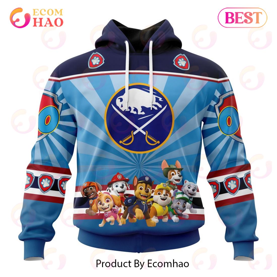 NHL Buffalo Sabres Special Paw Patrol Kits 3D Hoodie