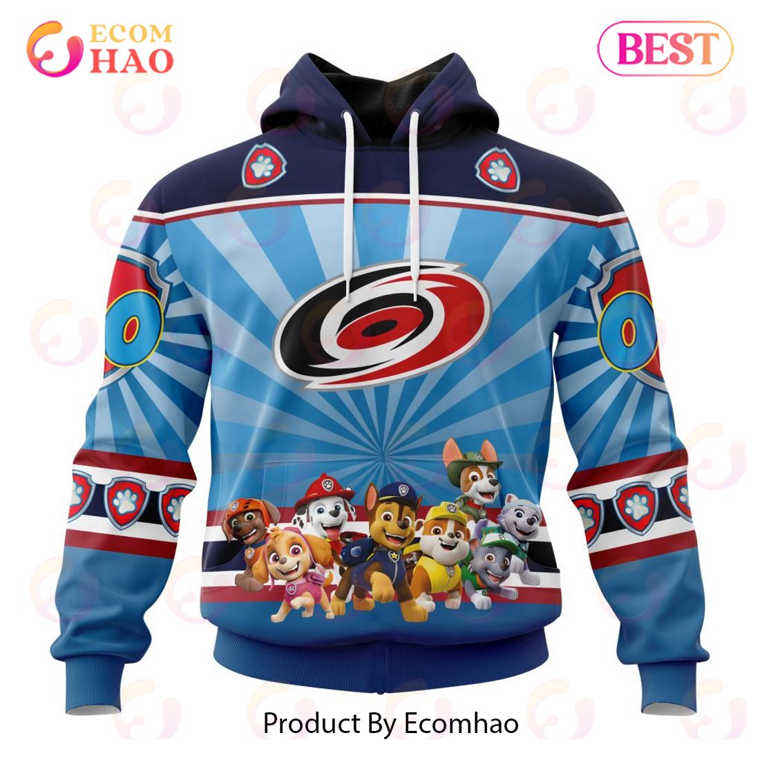 Carolina Hurricanes Hoodie 3D Dot Pattern Carolina Hurricanes Gift -  Personalized Gifts: Family, Sports, Occasions, Trending