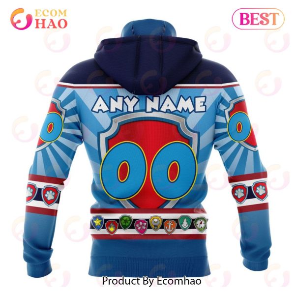 NHL Columbus Blue Jackets Special Paw Patrol Kits 3D Hoodie