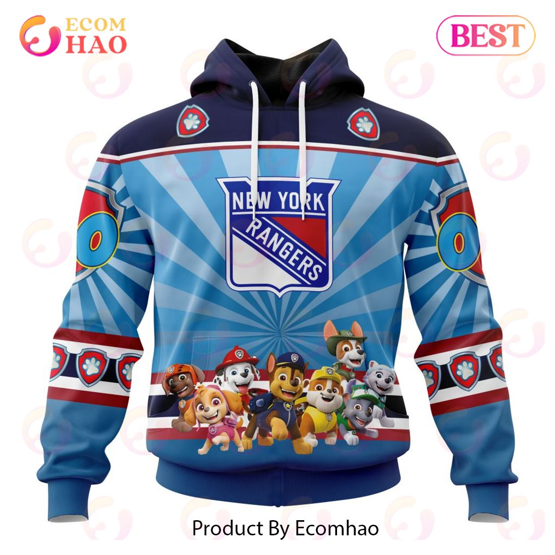 NHL St Louis Blues Special Paw Patrol Kits 3D Hoodie