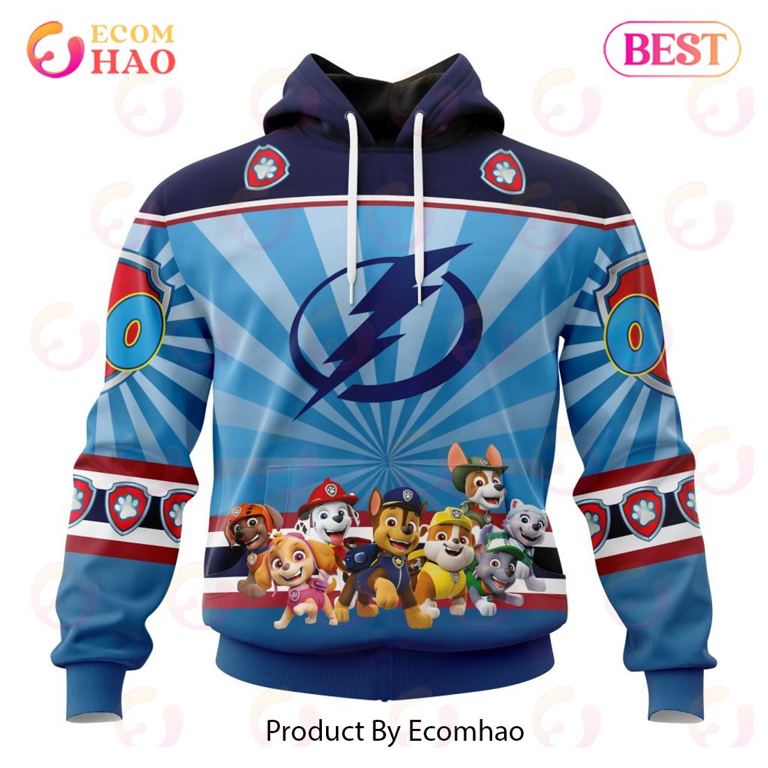 NHL San Jose Sharks Special Paw Patrol Kits 3D Hoodie