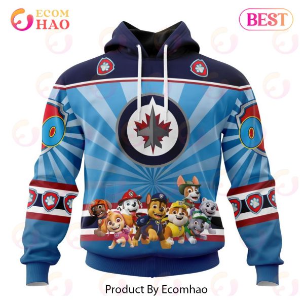 NHL Winnipeg Jets Special Paw Patrol Kits 3D Hoodie