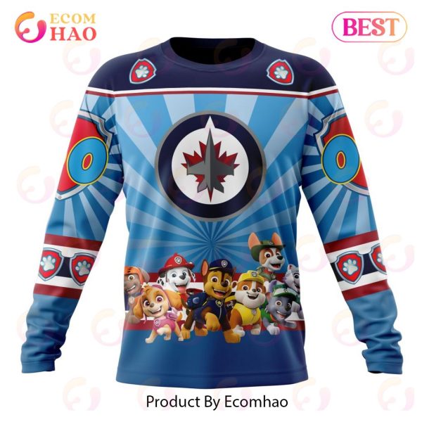 NHL Winnipeg Jets Special Paw Patrol Kits 3D Hoodie
