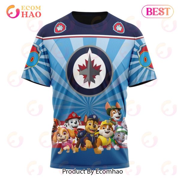 NHL Winnipeg Jets Special Paw Patrol Kits 3D Hoodie