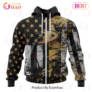 Anaheim Ducks Specialized Jersey For America 3D Hoodie