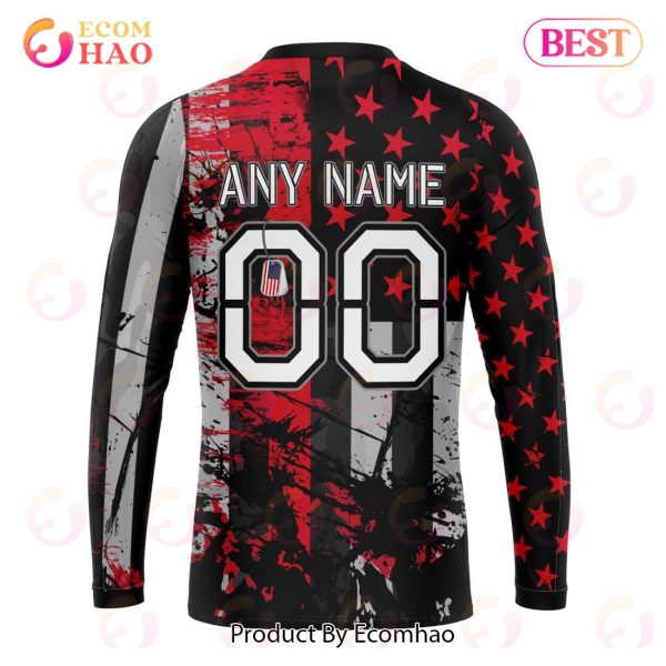 Columbus Blue Jackets Specialized Jersey For America 3D Hoodie
