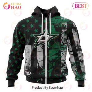 Dallas Stars Specialized Jersey For America 3D Hoodie