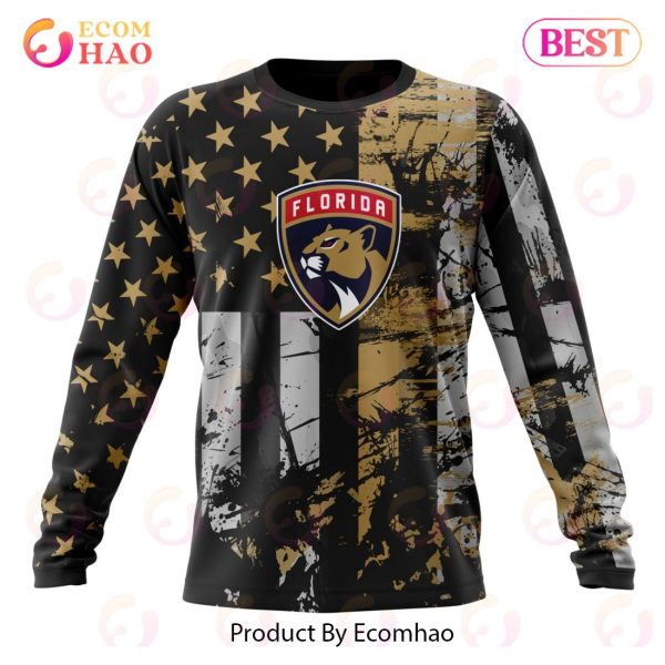 Florida Panthers Specialized Jersey For America 3D Hoodie