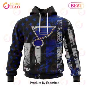 St. Louis Blues Specialized Jersey For America 3D Hoodie