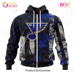 St. Louis Blues Specialized Jersey For America 3D Hoodie
