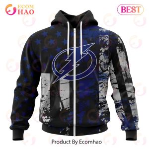 Tampa Bay Lightning Specialized Jersey For America 3D Hoodie