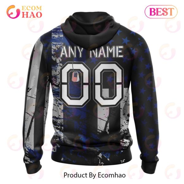 Tampa Bay Lightning Specialized Jersey For America 3D Hoodie
