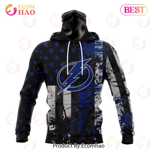 Tampa Bay Lightning Specialized Jersey For America 3D Hoodie