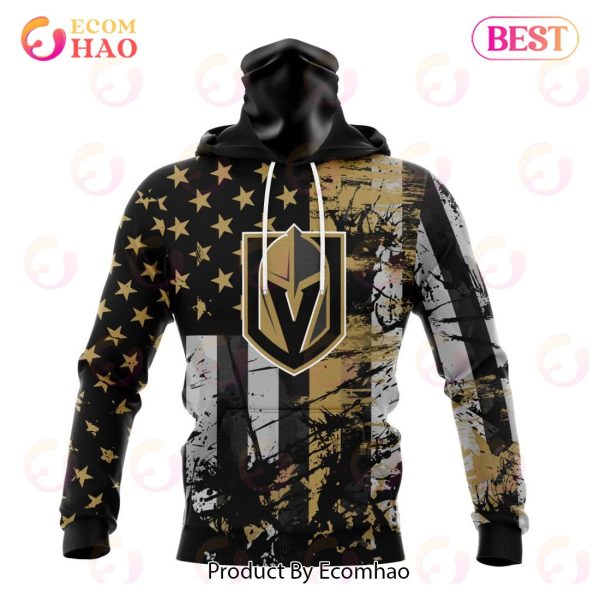 Vegas Golden Knights Hoodie 3D Military Camo Custom VGK Gift