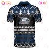 Georgia Bulldogs Custom Your Name & Number Polo Ugly Christmas Style