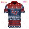 LSU Tigers Custom Your Name & Number Polo Ugly Christmas Style