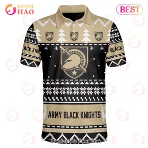 Army Black Knights Custom Your Name & Number Polo Ugly Christmas Style