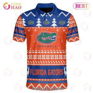 Florida Gators Custom Your Name & Number Polo Ugly Christmas Style