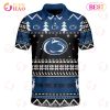 Oregon Ducks Custom Your Name & Number Polo Ugly Christmas Style