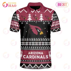 Cardinals Custom Your Name & Number Ugly Christmas Polo