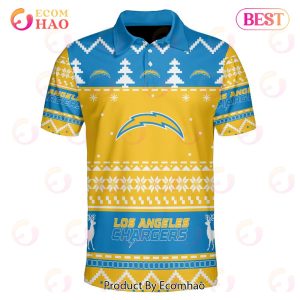 Chargers Custom Your Name & Number Ugly Christmas Polo