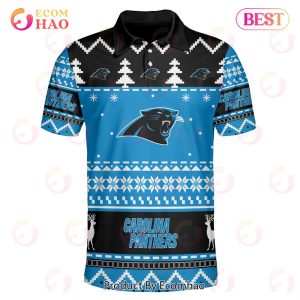 Panthers Custom Your Name & Number Ugly Christmas Polo Panthers Custom Your Name & Number Ugly Christmas Polo