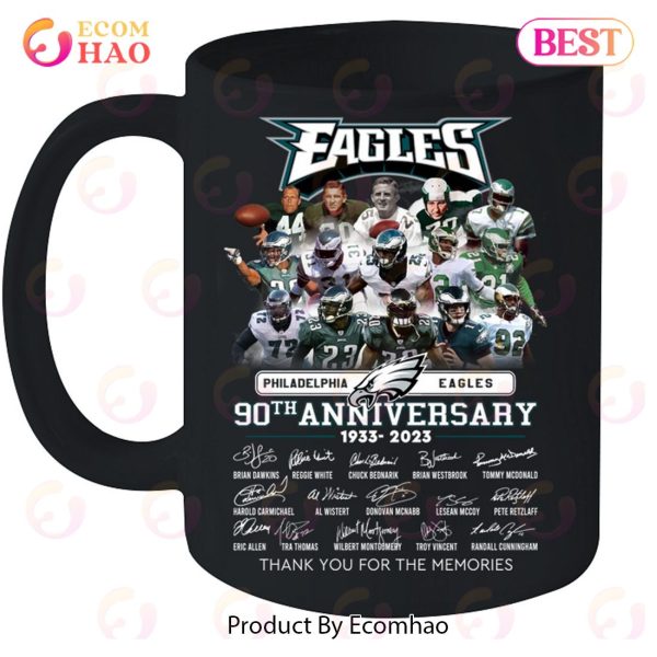 Philadelphia Eagles 90th Anniversary 1933 – 2023 Thank You For The Memories T-Shirt