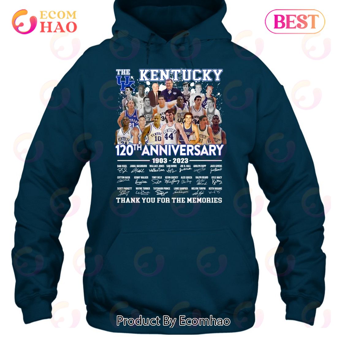 The Kentucky 120th Anniversary 1903 – 2023 Thank You For The Memories T-Shirt