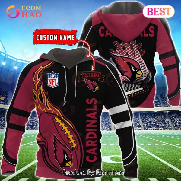 Arizona Cardinals Custom Name Hoodie, Baseball Jacket, T-Shirt, Zipper, Sweatshirt