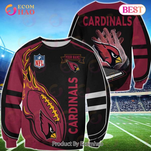 Arizona Cardinals Custom Name Hoodie, Baseball Jacket, T-Shirt, Zipper, Sweatshirt