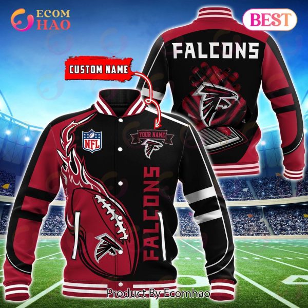 Atlanta Falcons Custom Name Hoodie, Baseball Jacket, T-Shirt, Zipper, Sweatshirt