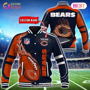 Chicago Bears Custom Name Hoodie, Baseball Jacket, T-Shirt, Zipper, Sweatshirt