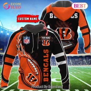 Cincinnati Bengals Custom Name Hoodie, Baseball Jacket, T-Shirt, Zipper, Sweatshirt