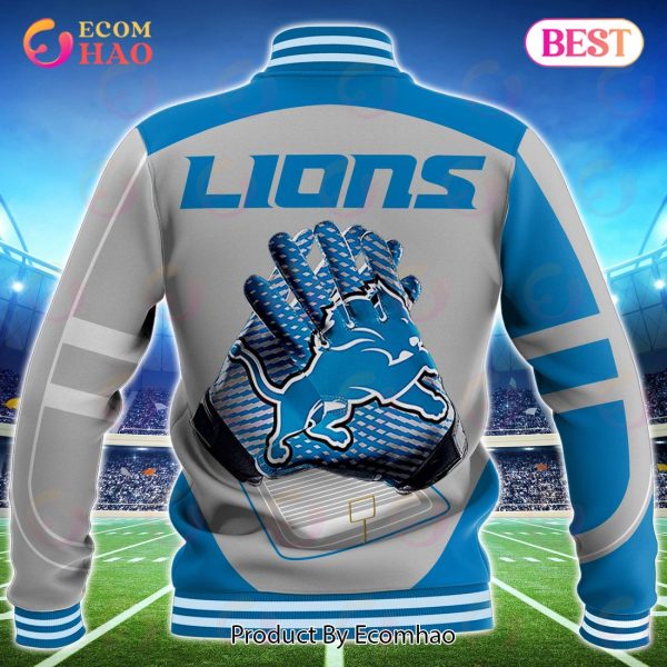 Detroit Lions Custom Name Hoodie, Baseball Jacket, T-Shirt, Zipper, Sweatshirt