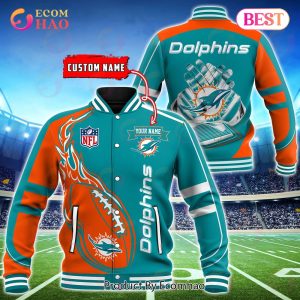 Miami Dolphins Custom Name Hoodie, Baseball Jacket, T-Shirt, Zipper, Sweatshirt