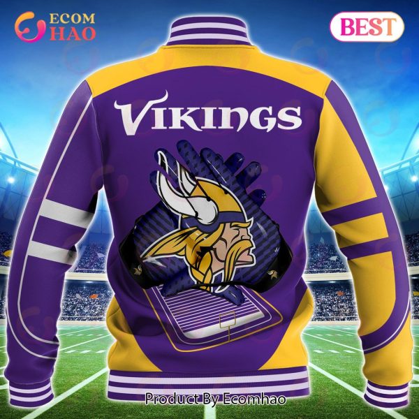 Minnesota Vikings Custom Name Hoodie, Baseball Jacket, T-Shirt, Zipper, Sweatshirt