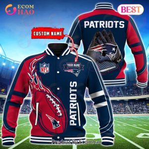 New England Patriots Custom Name Hoodie, Baseball Jacket, T-Shirt, Zipper, Sweatshirt
