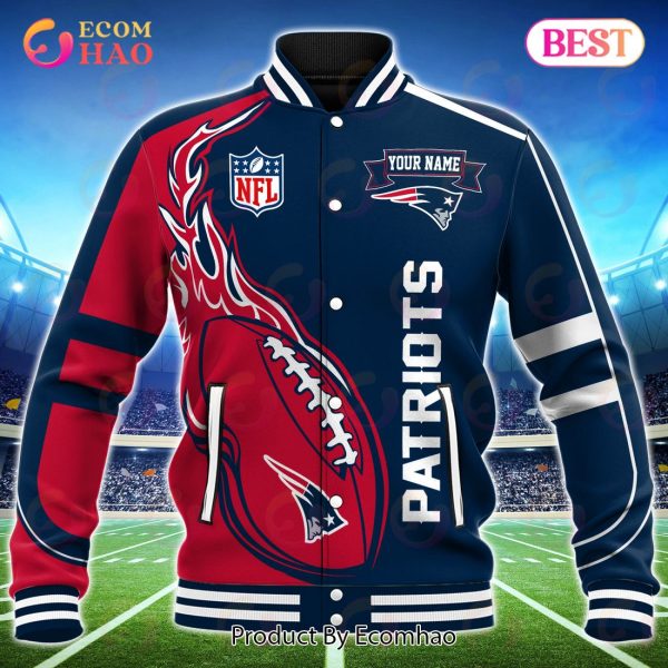 New England Patriots Custom Name Hoodie, Baseball Jacket, T-Shirt, Zipper, Sweatshirt