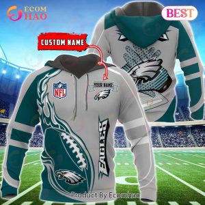 Philadelphia Eagles Custom Name Hoodie, Baseball Jacket, T-Shirt, Zipper, Sweatshirt