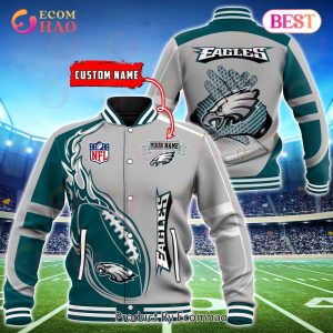 Philadelphia Eagles Custom Name Hoodie, Baseball Jacket, T-Shirt, Zipper, Sweatshirt