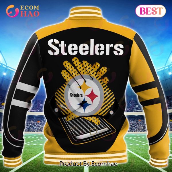 Pittsburgh Steelers Custom Name Hoodie, Baseball Jacket, T-Shirt, Zipper, Sweatshirt