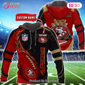 San Francisco 49ers Custom Name Hoodie, Baseball Jacket, T-Shirt, Zipper, Sweatshirt