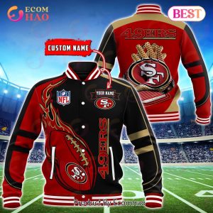 San Francisco 49ers Custom Name Hoodie, Baseball Jacket, T-Shirt, Zipper, Sweatshirt