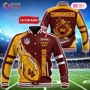 Washington Commanders Custom Name Hoodie, Baseball Jacket, T-Shirt, Zipper, Sweatshirt